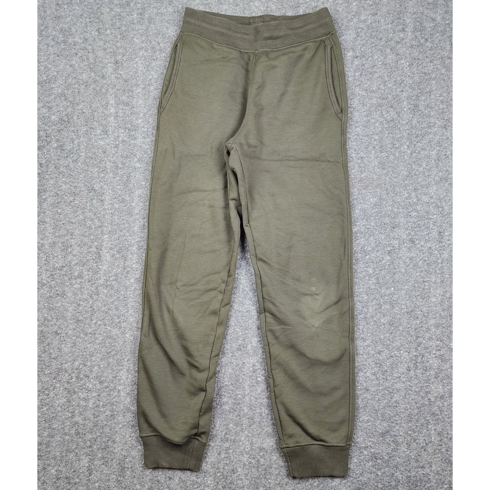 Uniqlo Heattech Sweatpants Mens XS Olive Green Jogger Fleece‎ Lined Thermal